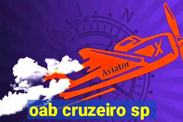 oab cruzeiro sp